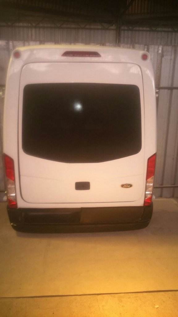 Hinged rack (paintable) for Ford Transit 2014↗ - Reelken Auto