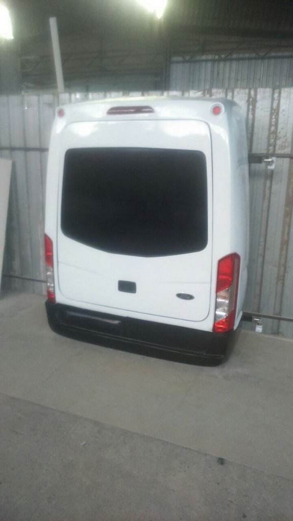 Hinged rack (paintable) for Ford Transit 2014↗ - Reelken Auto