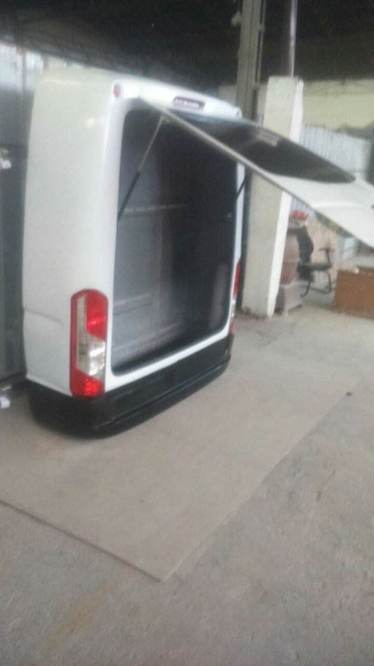 Hinged rack (paintable) for Ford Transit 2014↗ - Reelken Auto