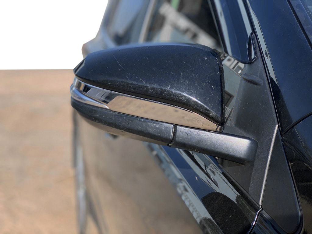 Mirror Covers (2 pcs, Stainless Steel) for Toyota Rav 4 2013-2018 - image 1