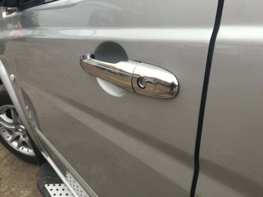 Pads on the handles (stainless) for Mercedes Viano 2004-2014 - image 2
