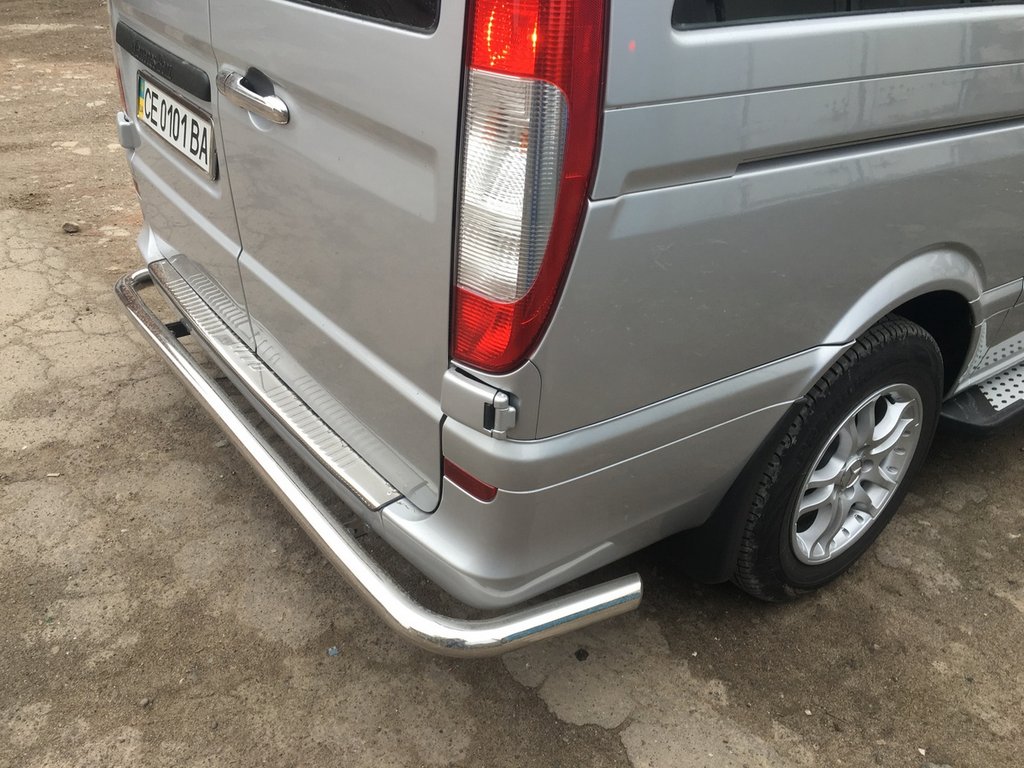 Rear Bar AK005 (Stainless Steel) for Mercedes Vito W639 2004-2014 - image 2