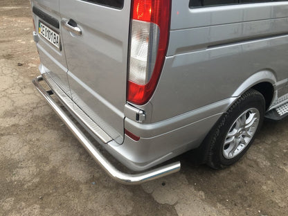 Rear Bar AK005 (Stainless Steel) for Mercedes Viano 2004-2014 - image 2