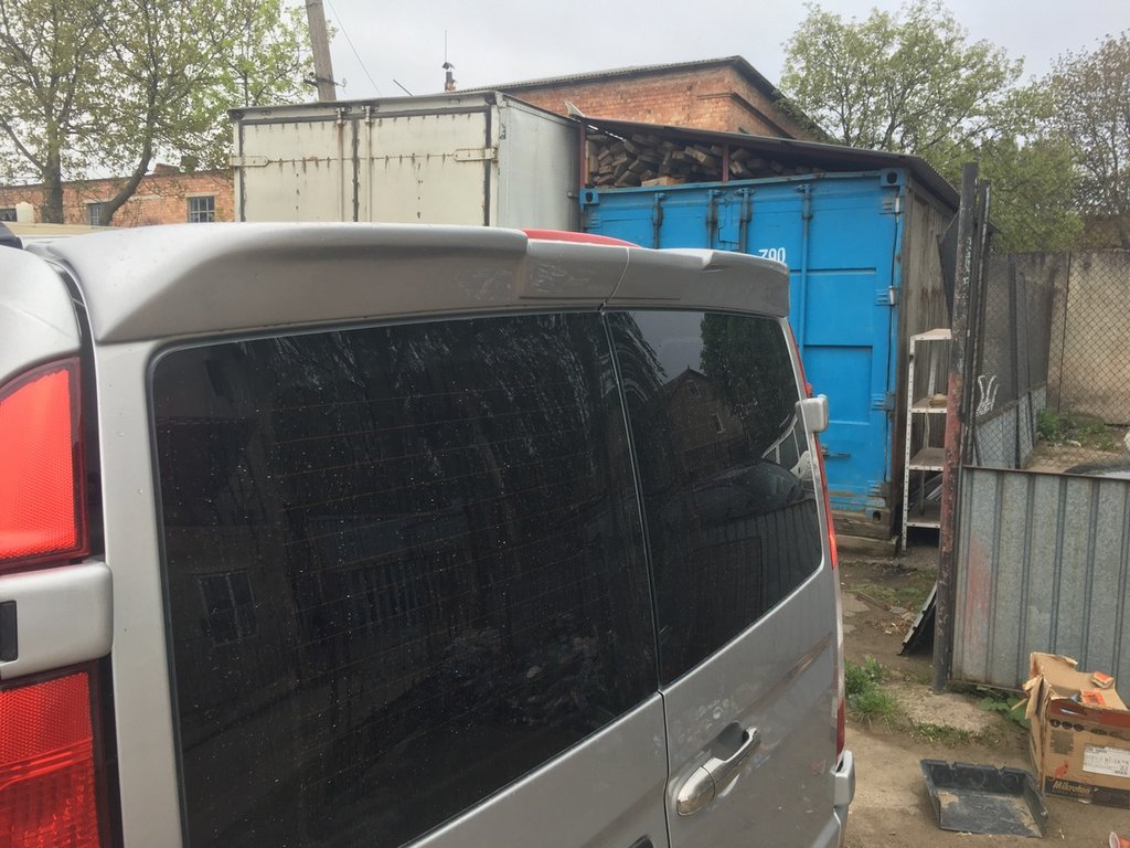 Anatomic Spoiler 2-Door (primed for painting) for Mercedes Vito W639 2004-2014 - image 5