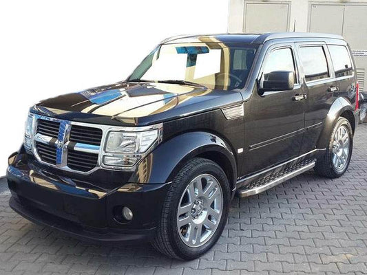 Side sills BlackLine (2 pieces, aluminum) for Dodge Nitro 2007↗ - Reelken Auto