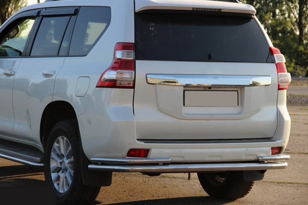 Rear arch AK005-2 (stainless steel) for Toyota Land Cruiser Prado 150 - Reelken Auto