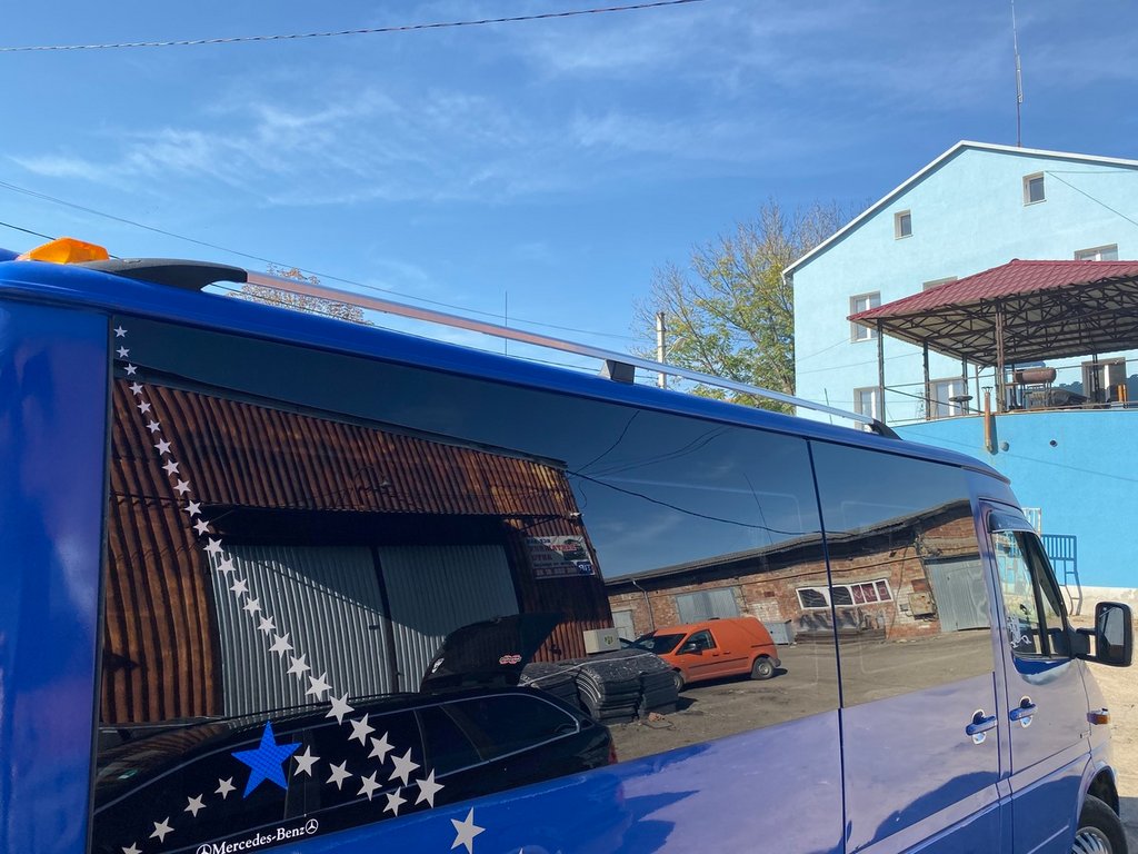 Roof Rails DD (2 pcs, Aluminum) for Iveco Daily 1999-2006 - image 1