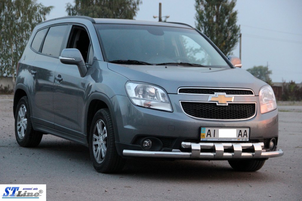 Front Bar ST015 (Stainless Steel) for Chevrolet Orlando 2010-2018 - image 3