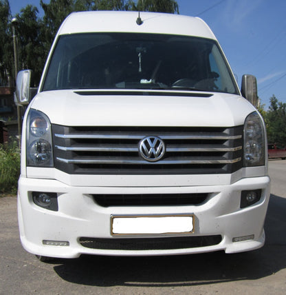 Front bumper lip 2012↗ (LED, paintable) for Volkswagen Crafter 2006-2016 - image 3