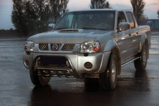 The WT002 bumper guard (stainless) for Nissan NP300 1999-2015 - Reelken Auto
