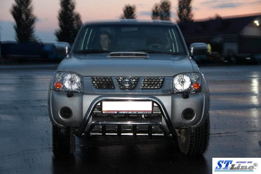 The WT002 bumper guard (stainless) for Nissan NP300 1999-2015 - Reelken Auto