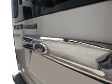 Chrome trim above license plate (fits on original, stainless steel) for Ford Connect 2010-2013 - image 1