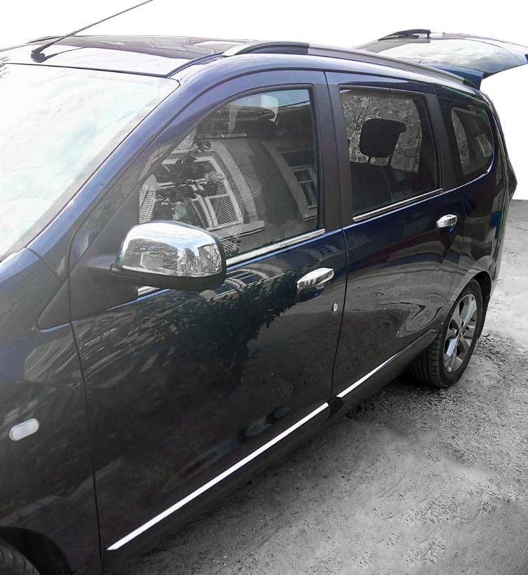 Lining the mirrors (2 piece, stainless.) for Dacia Lodgy 2012-2022 - image 1