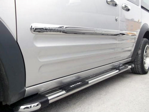 Moldings on doors (4 PCs, stainless.) for Ford Connect 2010-2013 - image 1