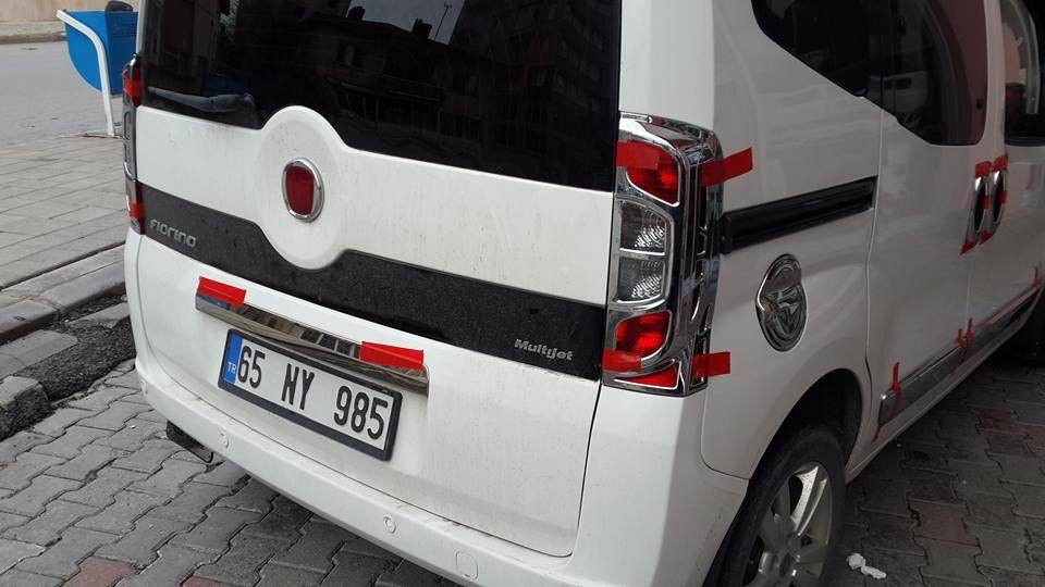 Strap on foot to bend (2 pieces, layer) for Fiat Fiorino/Qubo - Reelken Auto
