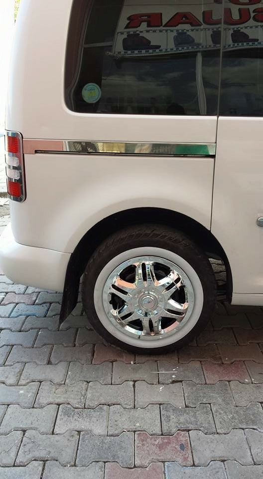 Stainless Steel Mouldings Sliding Doors (2 pcs) for Volkswagen Caddy 2010-2015 - image 3