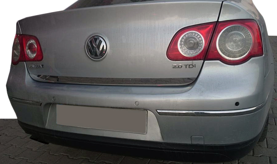 Trunk trim stainless steel for Volkswagen Passat B6 2006-2012 - image 1