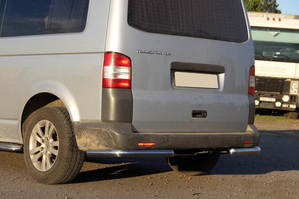 Rear corners AK003 (2 PCs, stainless steel) for Volkswagen T5 Multivan 2003-2010 - Reelken Auto