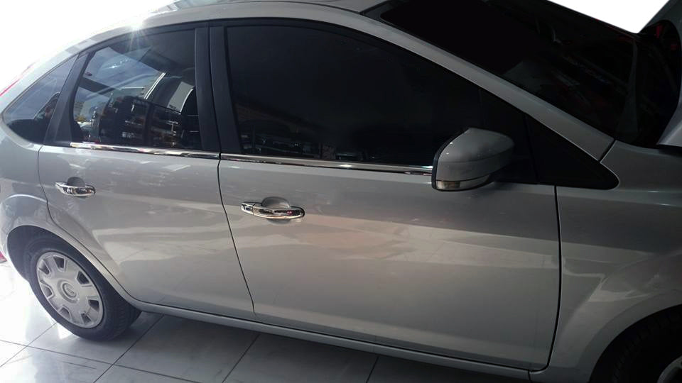 Chrome Door Handle Covers (4 pcs, Stainless Steel) for Ford Focus II 2008-2011 - image 2