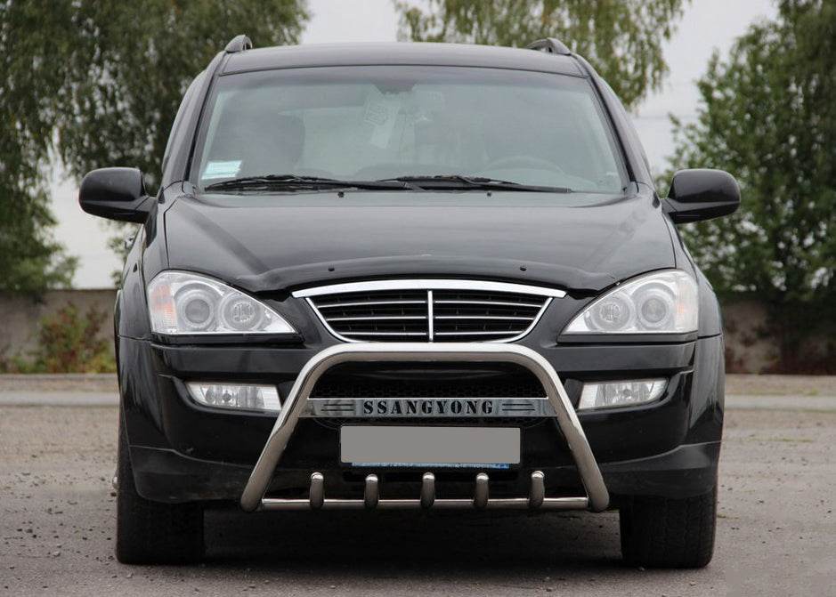 The WT004 bumper guard (stainless) for SsangYong Action 2006↗ - Reelken Auto