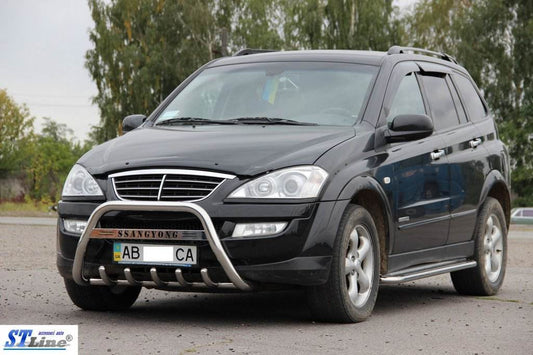 The WT003 bumper guard (stainless) for SsangYong Kyron 2005-2014 - Reelken Auto