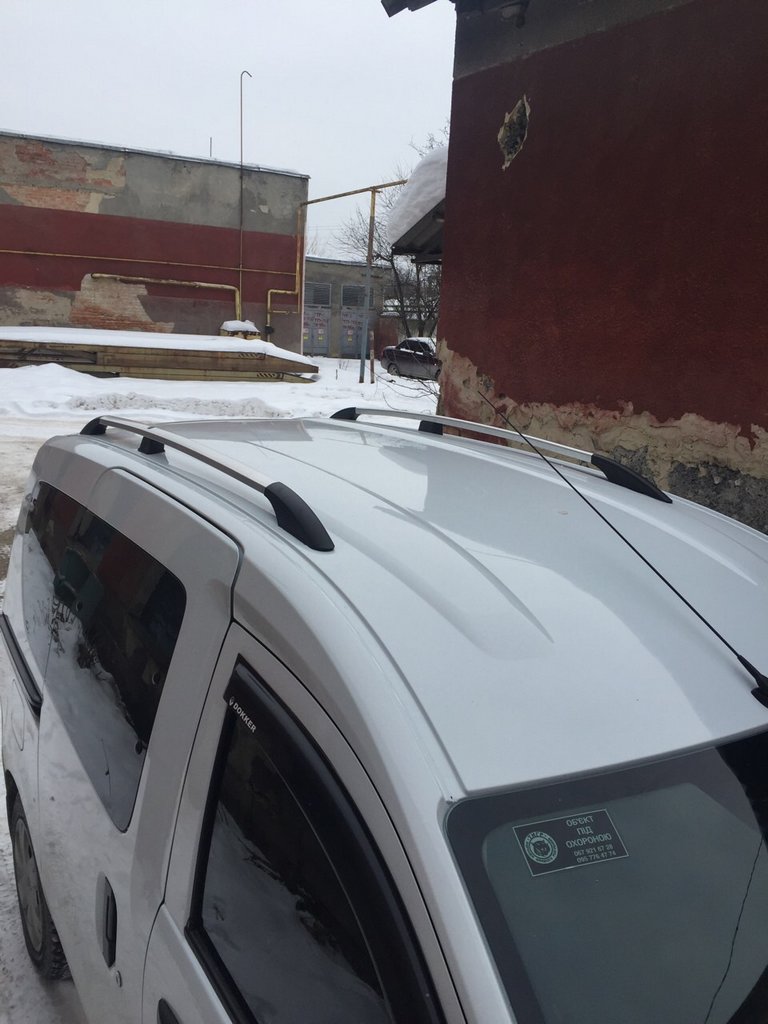 Chrome Roof Rails for Renault Dokker 2013-2022 - image 1