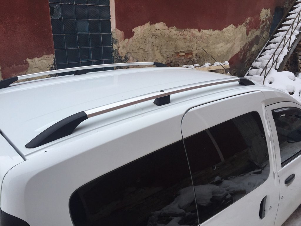 Chrome Roof Rails for Dacia Dokker 2013-2022 - image 1