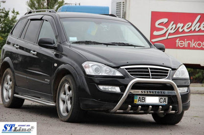 The WT003 bumper guard (stainless) for SsangYong Kyron 2005-2014 - Reelken Auto