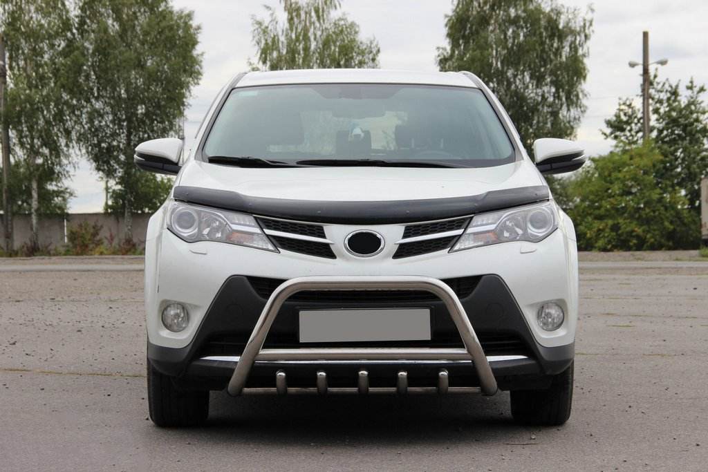 The WT003 bumper guard (stainless) for Toyota Rav 4 2013-2018 - Reelken Auto