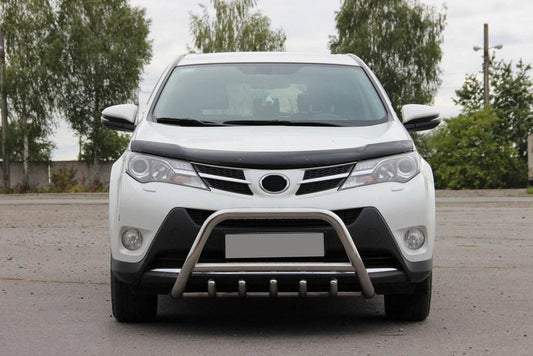 The WT003 bumper guard (stainless) for Toyota Rav 4 2013-2018 - Reelken Auto