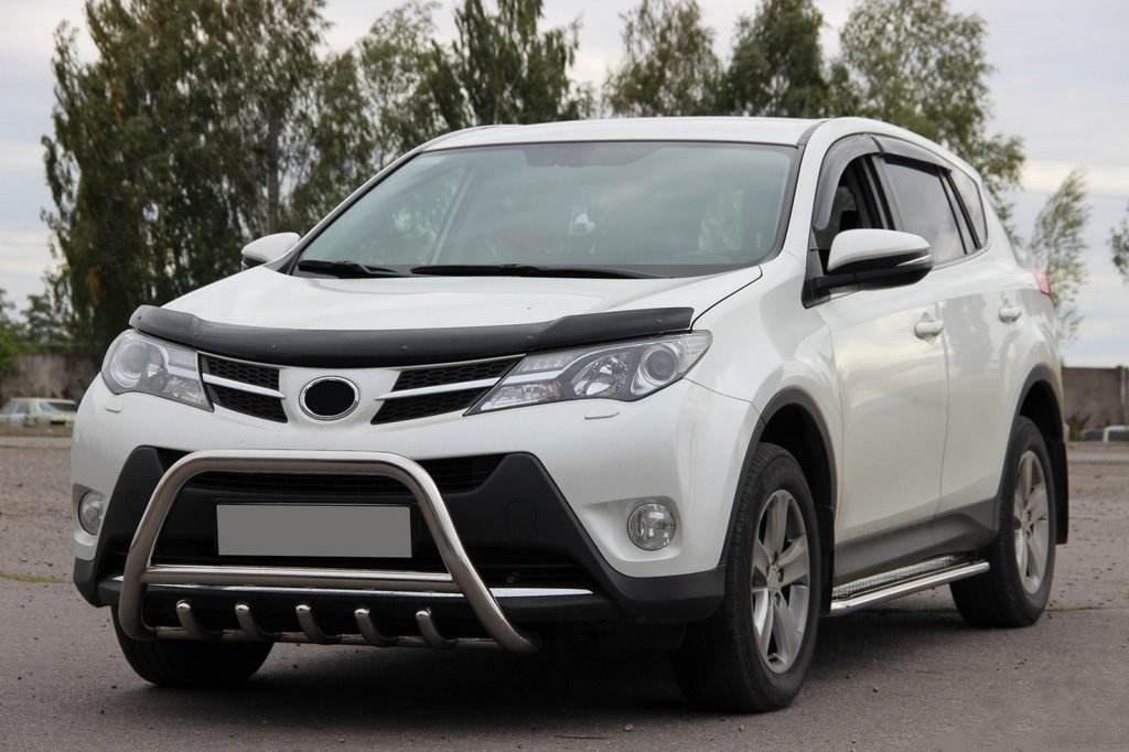 The WT003 bumper guard (stainless) for Toyota Rav 4 2013-2018 - Reelken Auto
