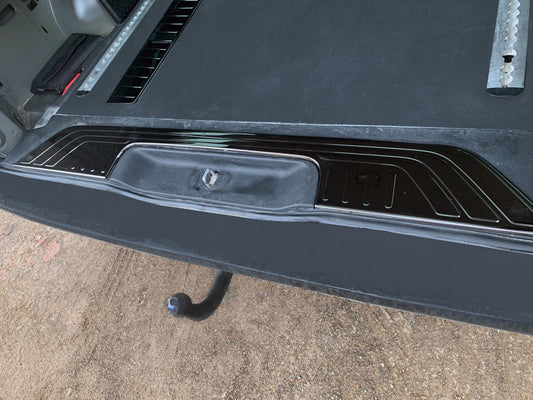Trunk Sill Protector Black Chrome (Stainless Steel) for Mercedes Vito/V-class W447 2014- - image 1