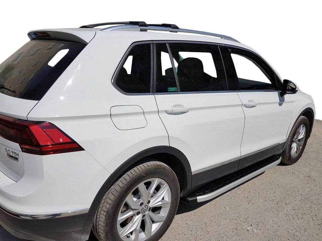 Fullmond lateral platforms (2 PCs, aluminum) for Volkswagen Tiguan 2007-2016 - Reelken Auto
