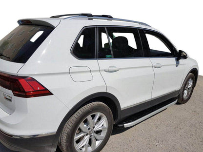 Fullmond lateral platforms (2 PCs, aluminum) for Volkswagen Tiguan 2007-2016 - Reelken Auto
