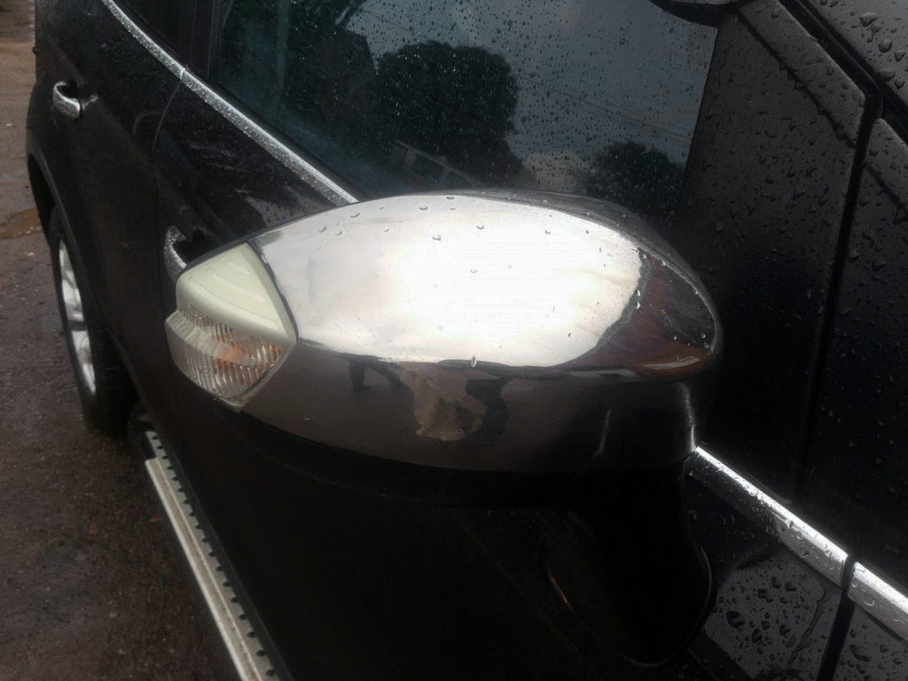 Mirror Covers (2 pcs, Stainless Steel) for Ford C-Max/Grand C-Max 2010-2019 - image 1
