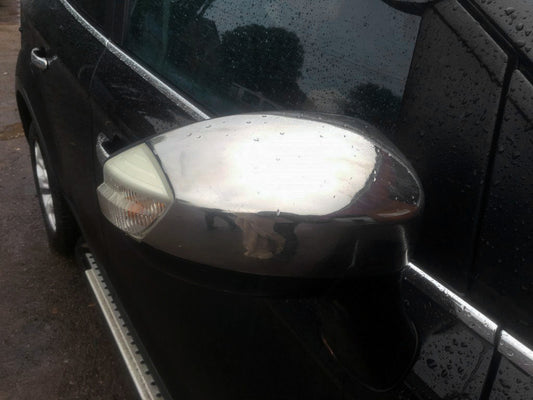 Mirror Covers (2 pcs, Stainless Steel) for Ford C-Max/Grand C-Max 2010-2019 - image 1