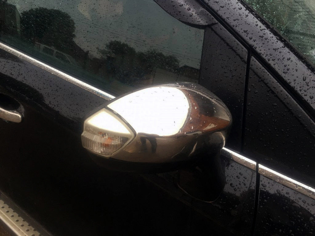 Mirror Covers (2 pcs, Stainless Steel) for Ford Galaxy 2007-2015 - image 1