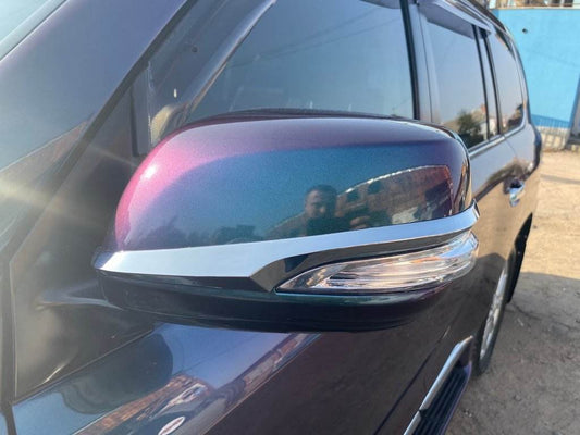 Strips on mirrors (2 piece, chrome) for Lexus GX460 - Reelken Auto