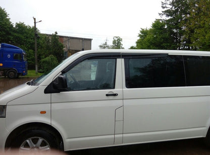 Window Deflectors (4 pcs, Sunplex Sport) for Volkswagen T5 Transporter 2003-2010 - image 6