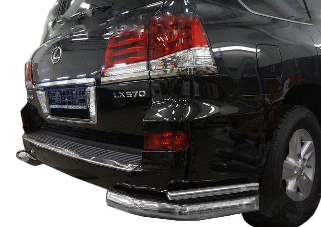 Rear double angles (stainless) for Lexus LX570/450d - Reelken Auto