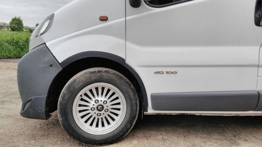 Lining on the wheel arches (4 pieces, black) for Nissan Primastar 2002-2014 - image 2