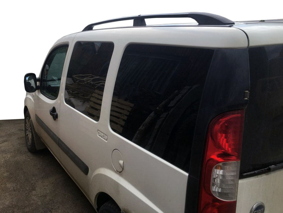 Black Roof Rails for Fiat Doblo I 2001-2005 - image 1