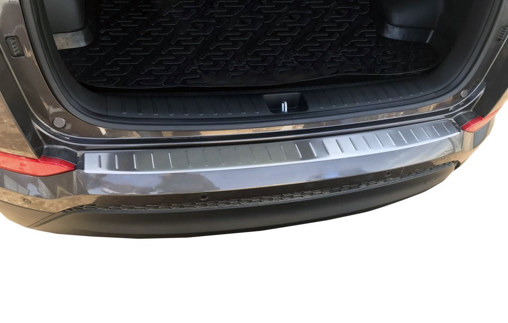 Rear bumper protector OmsaLine 2016-2018 stainless steel for Hyundai Tucson TL 2016-2021 - image 1