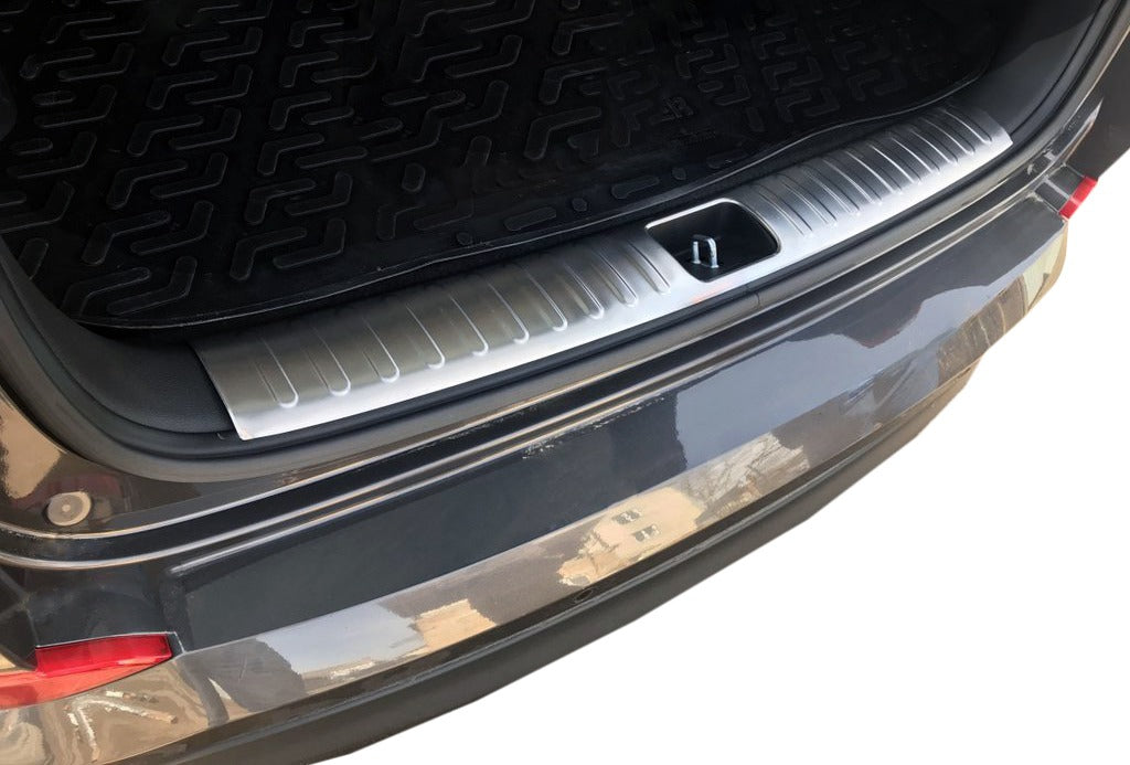 Rear Bumper Protector OmsaLine (Stainless Steel) for Hyundai Tucson TL 2016-2021 - image 1