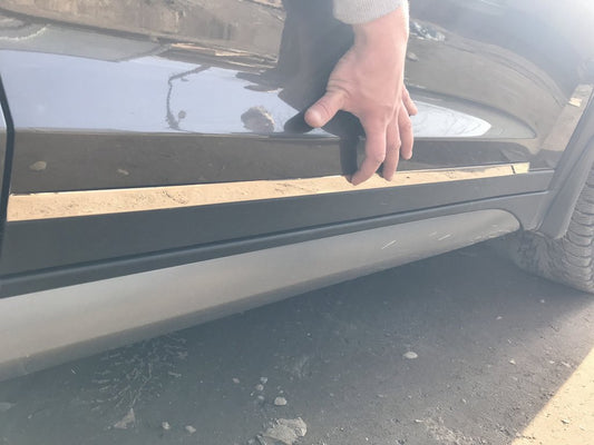 Molding door (narrow, 4-piece, stainless steel) for Hyundai Tucson TL 2016-2021 - image 2