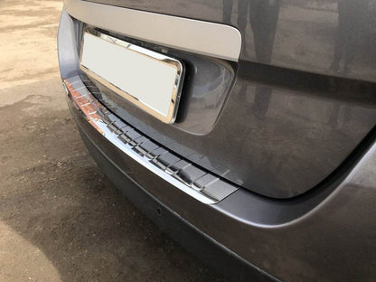 Rear bumper cover Carmos (Grand, stainless) for Renault Scenic/Grand 2009-2016 - Reelken Auto
