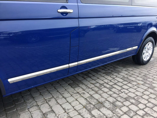 Moldings on the door (stainless, Chrome) for Volkswagen T5 Transporter 2003-2010 - image 1