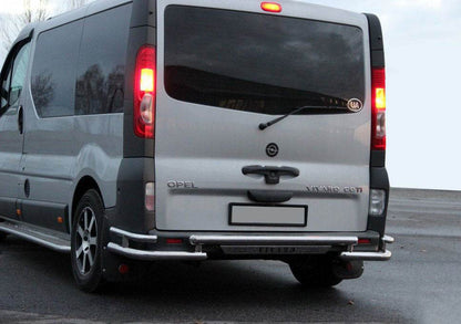 Rear protection AK-Special (stainless steel) for Opel Vivaro 2001-2015 - Reelken Auto