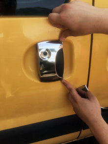 Chrome Door Handle Covers (Stainless Steel) for Renault Kangoo 1998-2008 - image 2