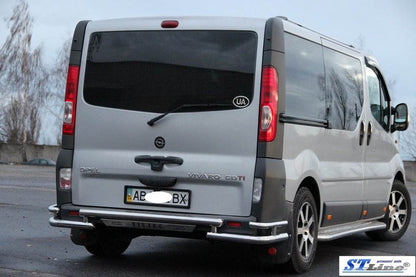 Rear protection AK-Special (stainless steel) for Opel Vivaro 2001-2015 - Reelken Auto